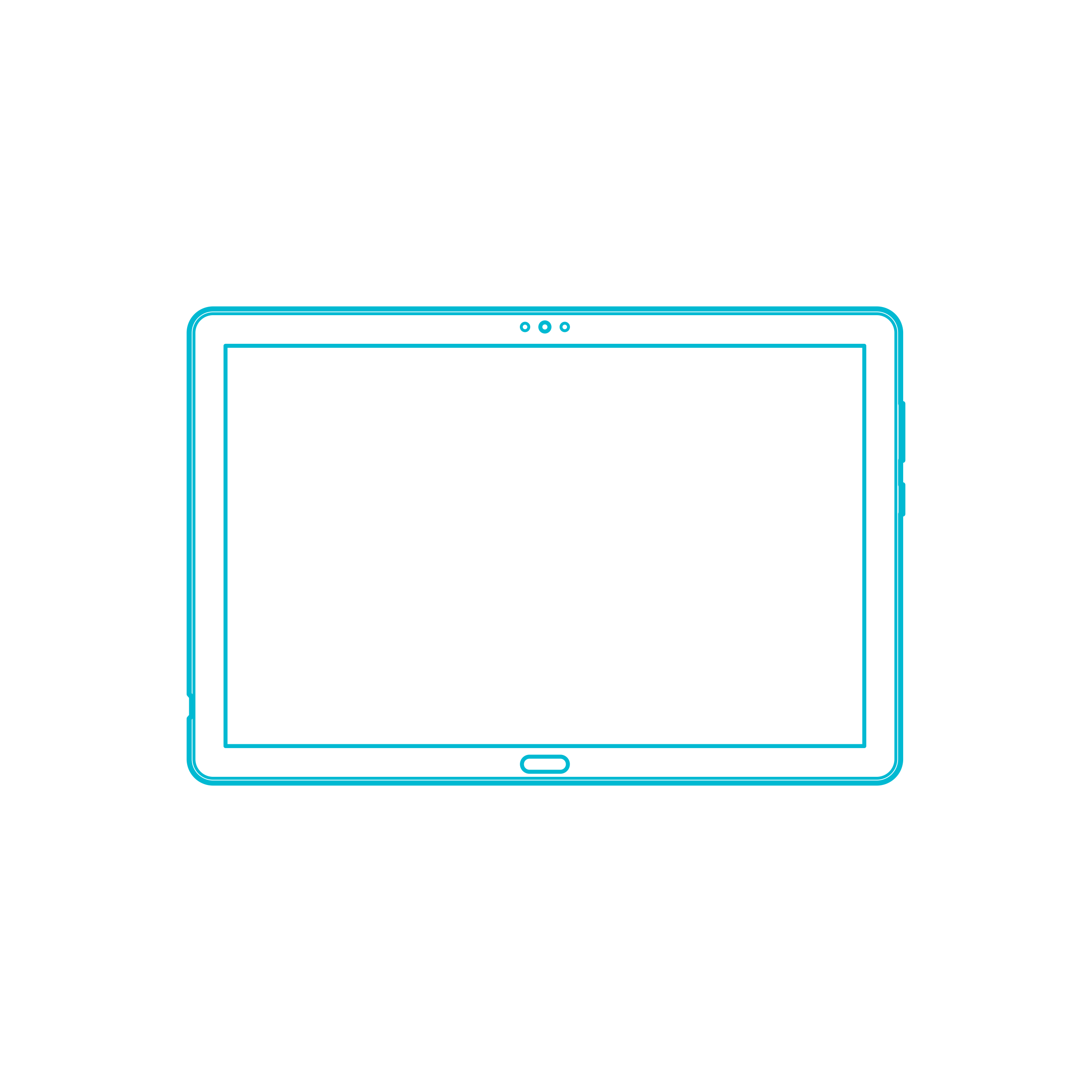 Digital Huawei Tablets Huawei Mediapad M5 Lite 10 Inch Line Art Illustration Svg Free Vectors